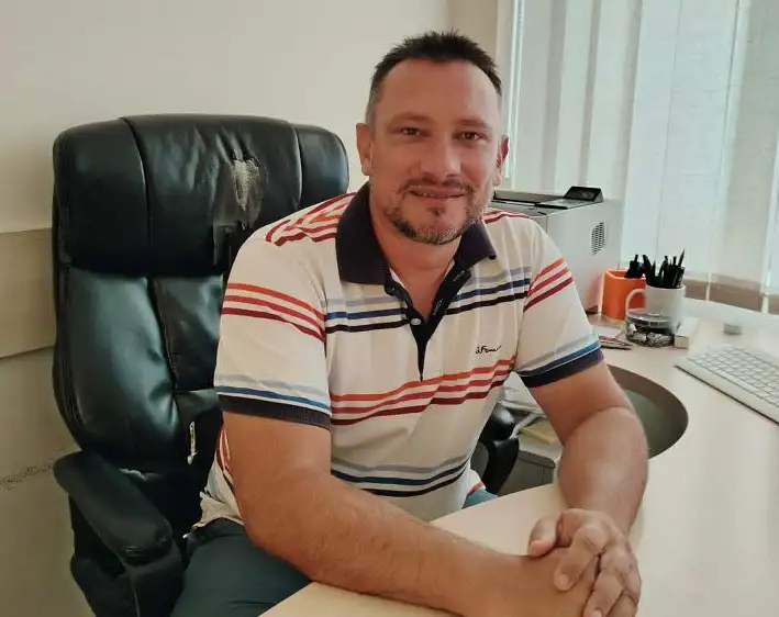 David in the office